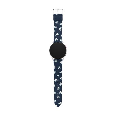 Floral silicone apple watch on sale band