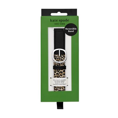 kate spade new york leopard leather 38 45mm band for apple watch