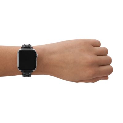 kate spade new york black stainless steel band for apple watch