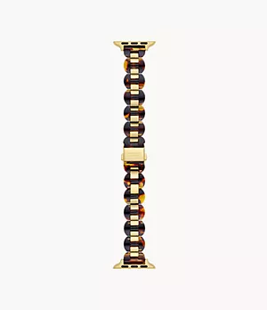 bracelet en acétate écaille de tortue pour apple watchMD kate spade, 38/40/41/42/44/45/49 mm