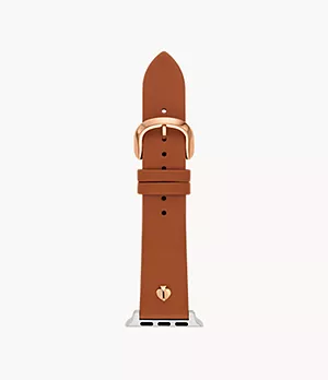 kate spade new york brown leather band for apple watch®, 38mm/40mm