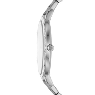 kate spade new york morningside scallop three-hand stainless steel 