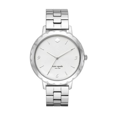 kate spade new york morningside scallop three hand stainless steel