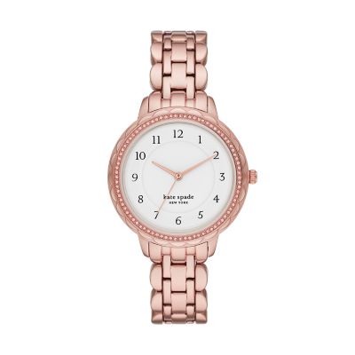 kate spade tri tone watch