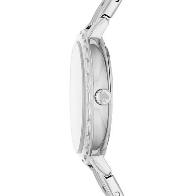 kate spade new york morningside scallop three-hand stainless steel