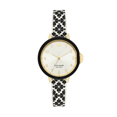 kate spade park row silicone watch