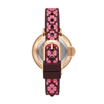 kate spade park row silicone watch
