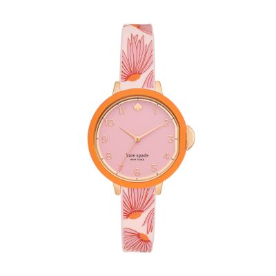 kate spade park row silicone watch