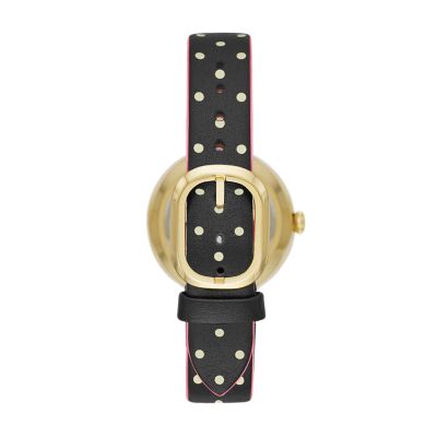 rainey park dot reversible leather watch - KSW1655 - Watch Station