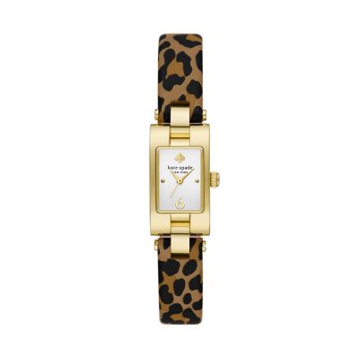 Kate Spade New York Brookville Leopard Leather Watch