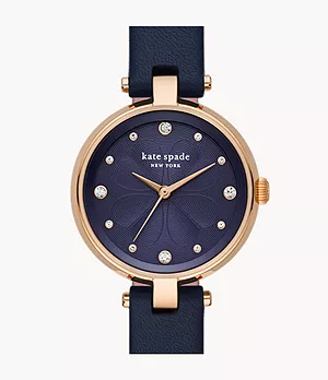 Kate Spade New York Annadale Navy Leather Watch