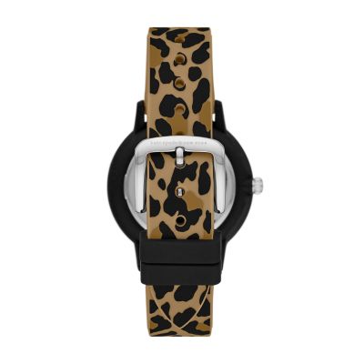 Kate Spade New York Morningside Leopard Silicone Watch