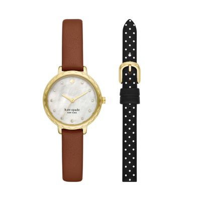 Kate spade discount brown leather watch