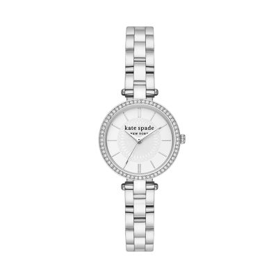 kate spade new york holland three-hand stainless steel watch