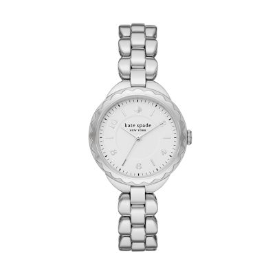 Kate Spade New York Women's Morningside Three-Hand Stainless Steel Watch - Silver