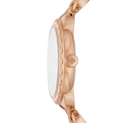 kate spade new york morningside three-hand rose gold-tone