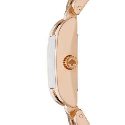 kate spade new york brookville three-hand rose gold-tone stainless