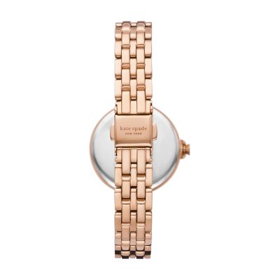 kate spade new york chelsea park three-hand date rose gold-tone