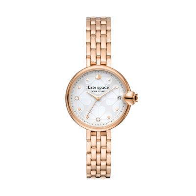 Kate Spade New York Women's Chelsea Park Three-Hand Date Rose Gold-Tone Stainless Steel Watch - Rose Gold