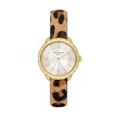 Kate spade shop leopard watch band