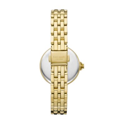 kate spade new york chelsea park three hand date gold tone