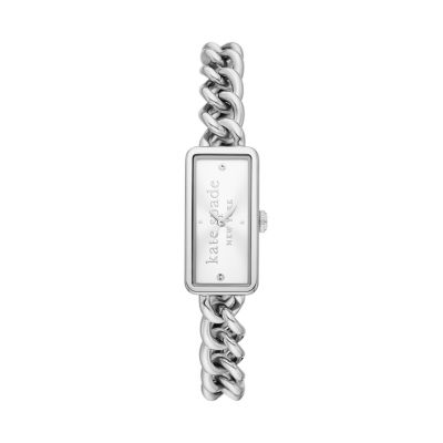 kate spade new york rosedale three-hand stainless steel watch