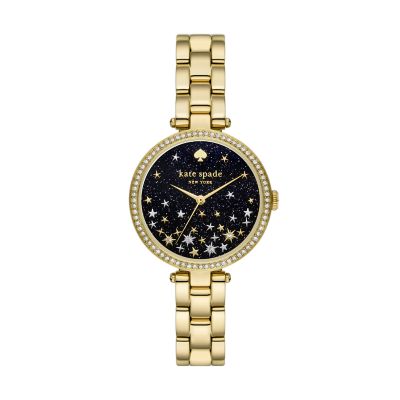 kate spade new york holland gold-tone stainless steel watch