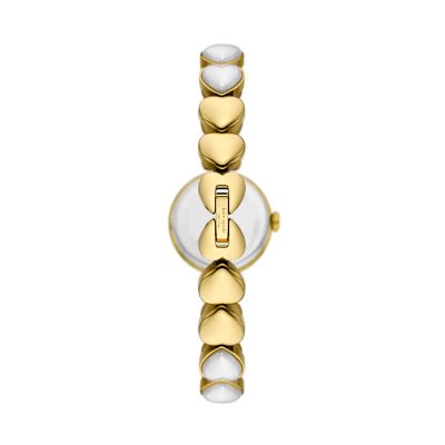 kate spade new york monroe heart pearl bracelet watch - KSW1815