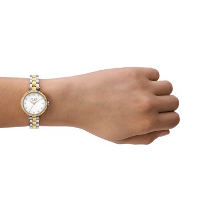 Kate spade two hot sale tone watch