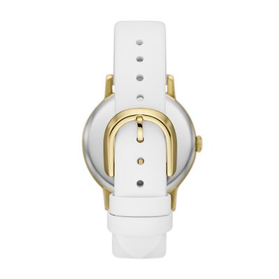 kate spade new york metro white leather watch - KSW1826 - Watch