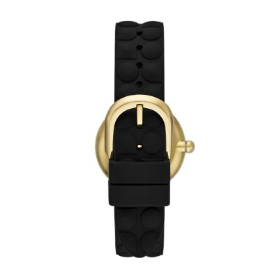 mini park row black silicone watch - KSW1830 - Watch Station