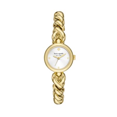 kate spade new york monroe gold tone stainless steel bracelet watch KSW1838 Watch Station