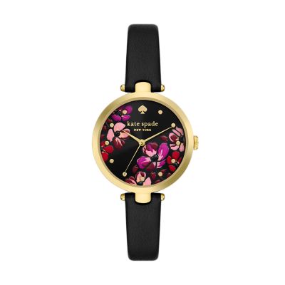 Kate spade black and white watch best sale