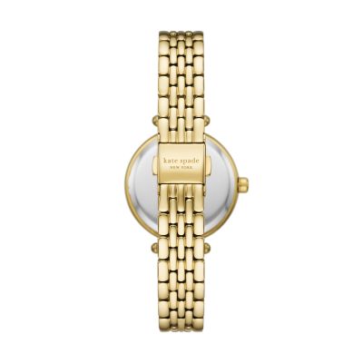 kate spade ★グレイシー ゴールドトーン ステンレススチール★ kate spade new york gracie gold-tone stainless steel watch