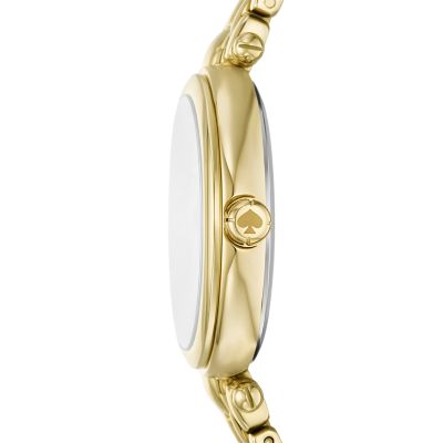 kate spade new york gracie gold-tone stainless steel watch