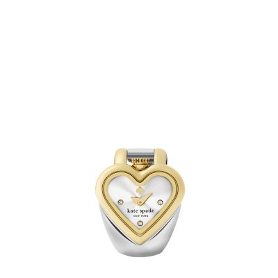 kate spade new york monroe heart two-tone stainless steel