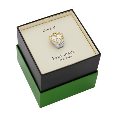 kate spade new york monroe heart two-tone stainless steel