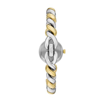 kate spade new york monroe two-tone stainless steel watch