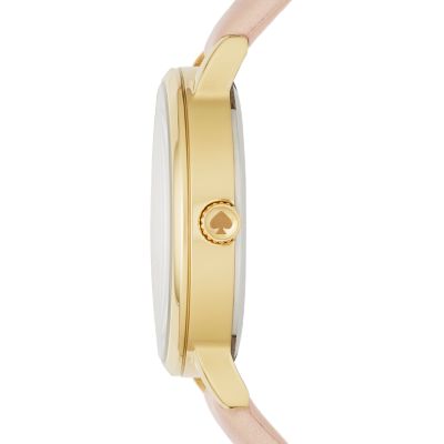 kate spade new york metro three-hand navy leather cocktail watch - KSW9051  - Watch Station