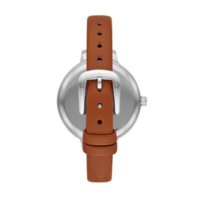 kate spade new york metro three-hand brown leather watch - KSW9047 - Watch  Station
