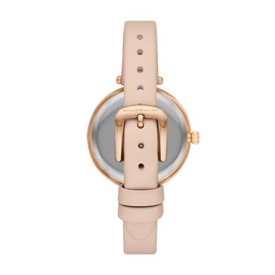 Kate Spade New York Holland Blush Leather Cat Watch - KSW9049