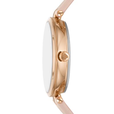 Kate Spade New York Holland Blush Leather Cat Watch - KSW9049