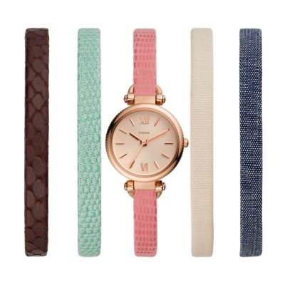 Watch with interchangeable online bands