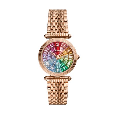 Fossil hotsell rainbow watch