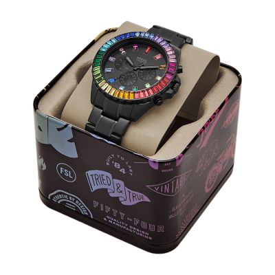 Rainbow outlet watch fossil