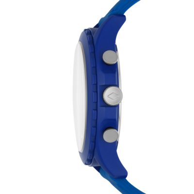 Forrester Archival LE1098 - Chronograph Silicone - Watch Fossil Series Blue