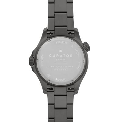 Fossil on sale titanium watch