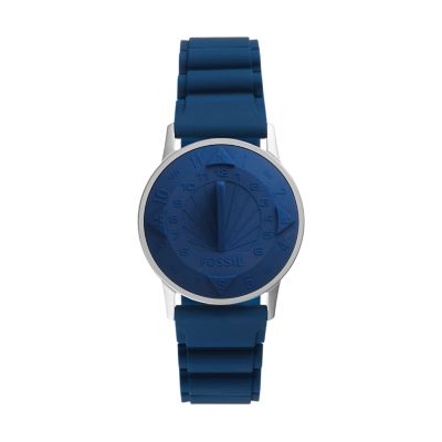 fossil silicone watch
