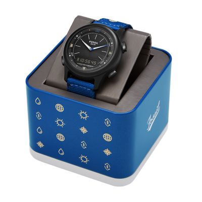 Limited Edition Solar Powered Digital Blue rPET Watch LE1120