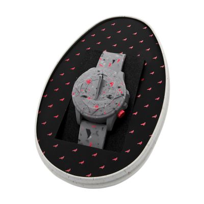 Staple X Fossil Limited Edition Nate Sundial Pigeon Grey Silicone